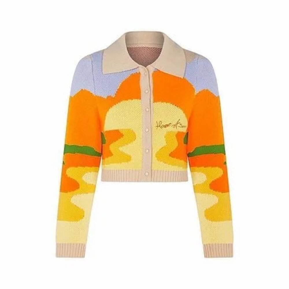 House Of Sunny Day Tripper Jacquard Cardigan